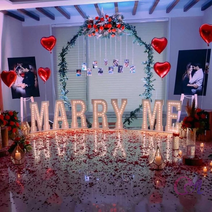Candlelight Proposal Room Theme