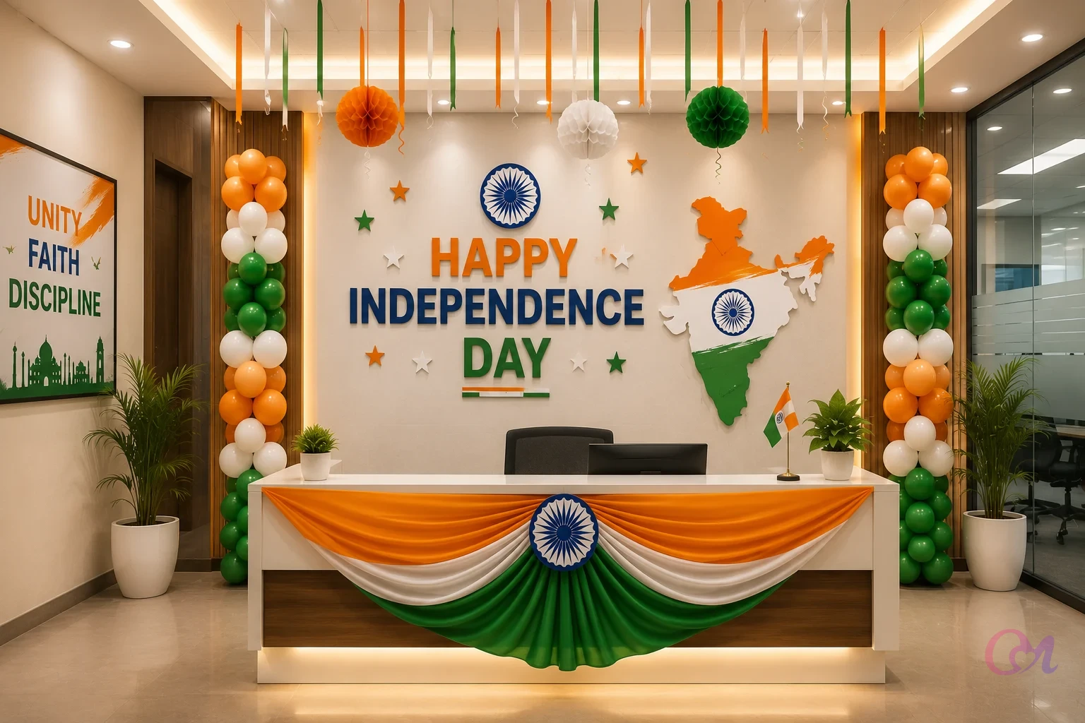 Front Office Tricolor Decoration