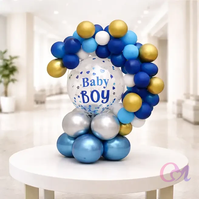 Beautiful Baby Boy Balloon Bouquet