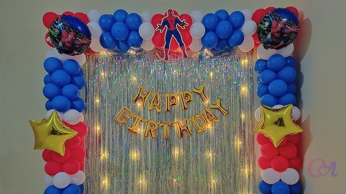 Spiderman Theme Decoration