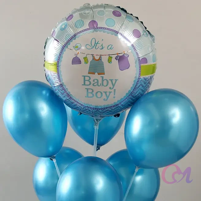 Baby Boy Balloon Bouquet image 3