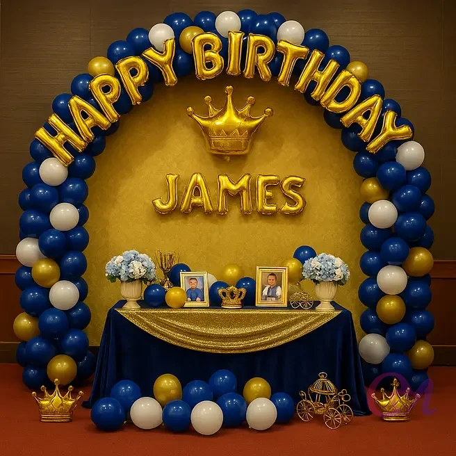 Majestic Birthday Balloon Display image 2