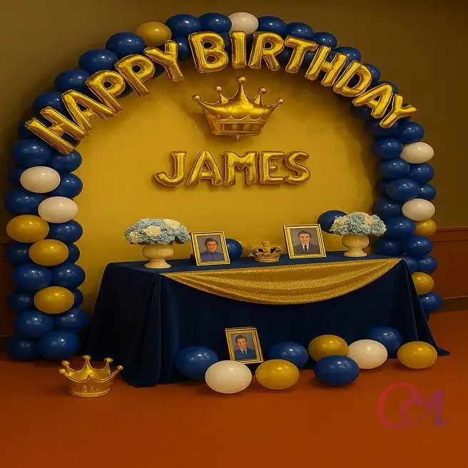 Majestic Birthday Balloon Display image 3