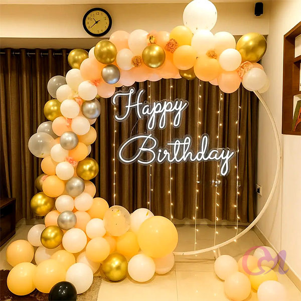 Premium Birthday Neon Light Ring Setup image 2