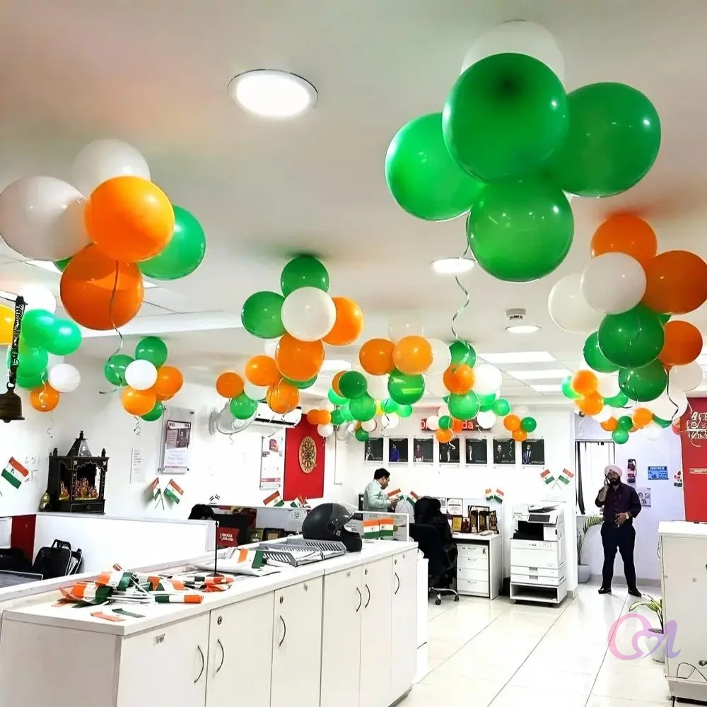 Balloon Setup For Independence Day Decor image 2