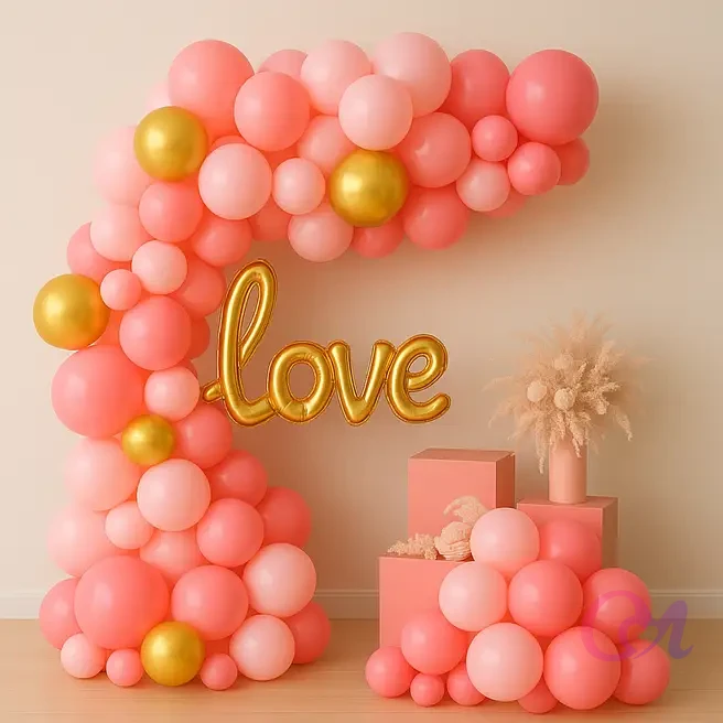 Romantic  Love Balloon Decor image 2