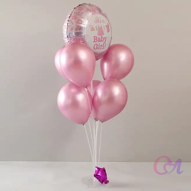 Baby Girl Balloon Bouquet image 3