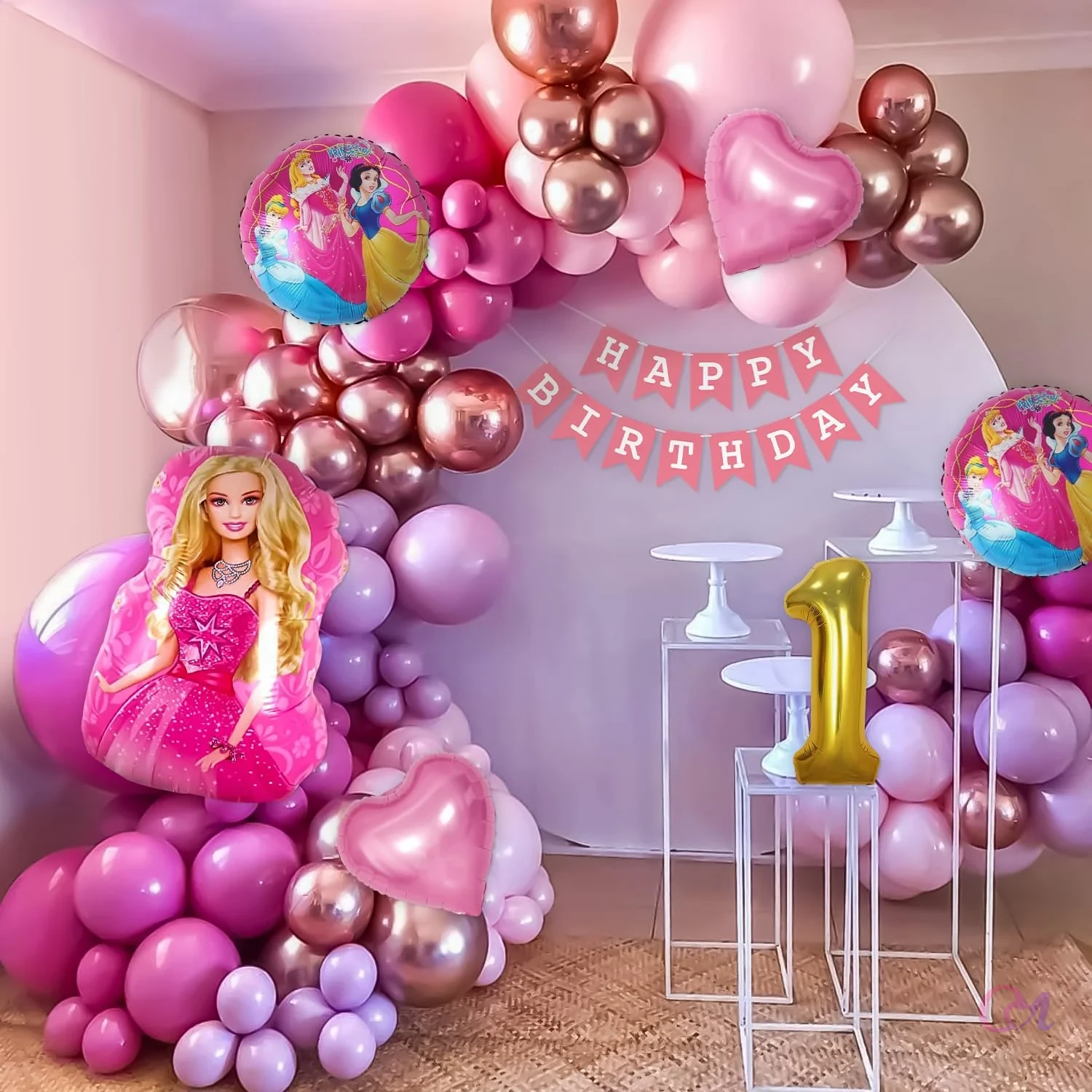 Princess Pink Birthday Decor