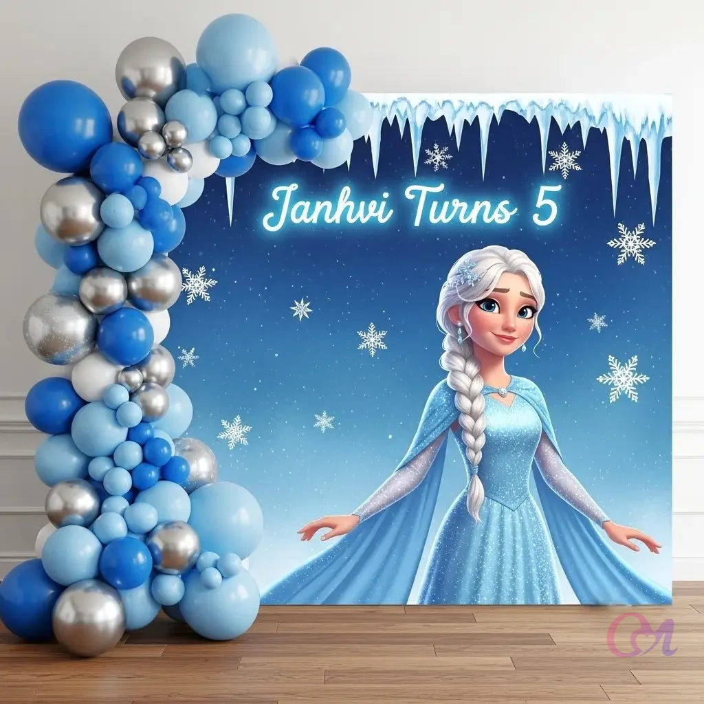 Elsa Balloon Setup